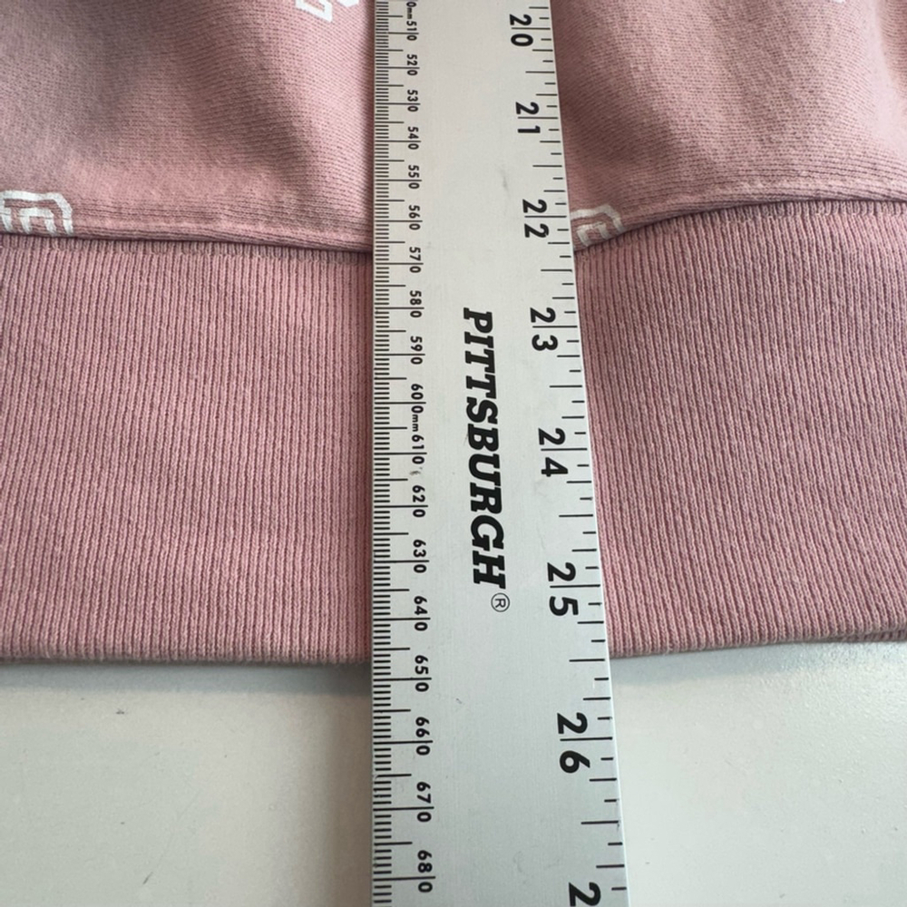 Victoria's Secret PINK Sweatshirt Womens M Crew Neck Fleece Lined Cozy Pullover - Picture 8 of 13